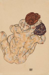 Man en vrouw, omhelzing